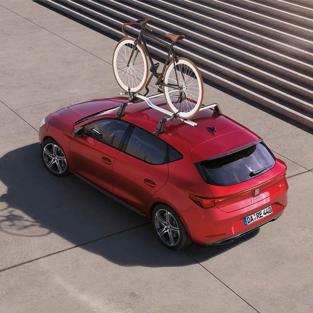 Seat Leon mit Fahrradträger