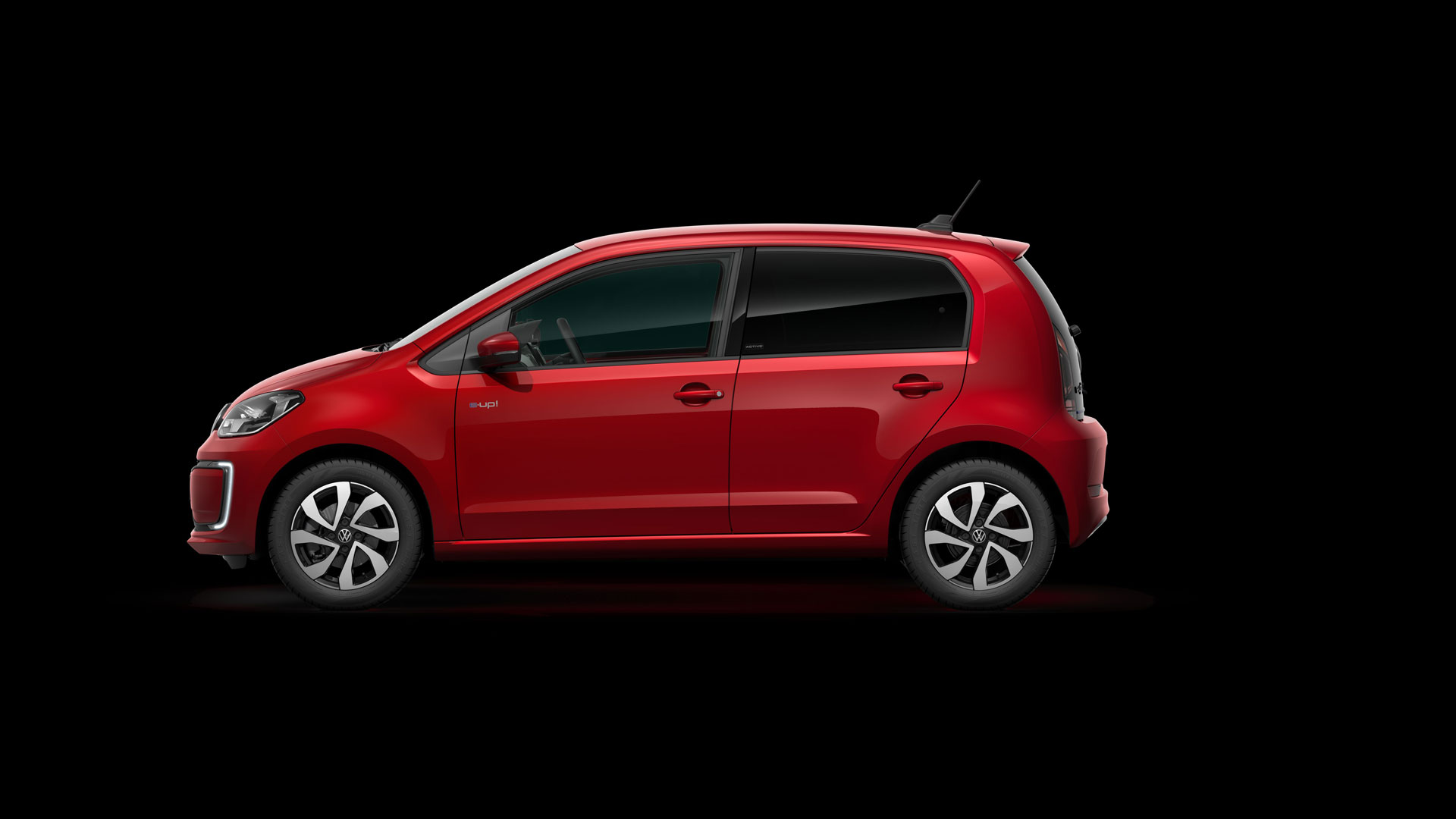 vw e up seitenansicht