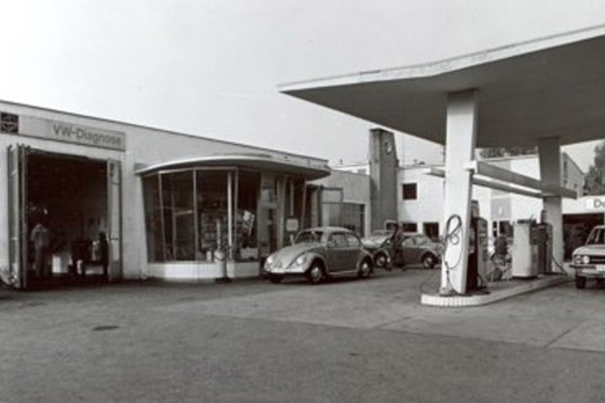 zu sehen ist das Betriebsgelände von 1960